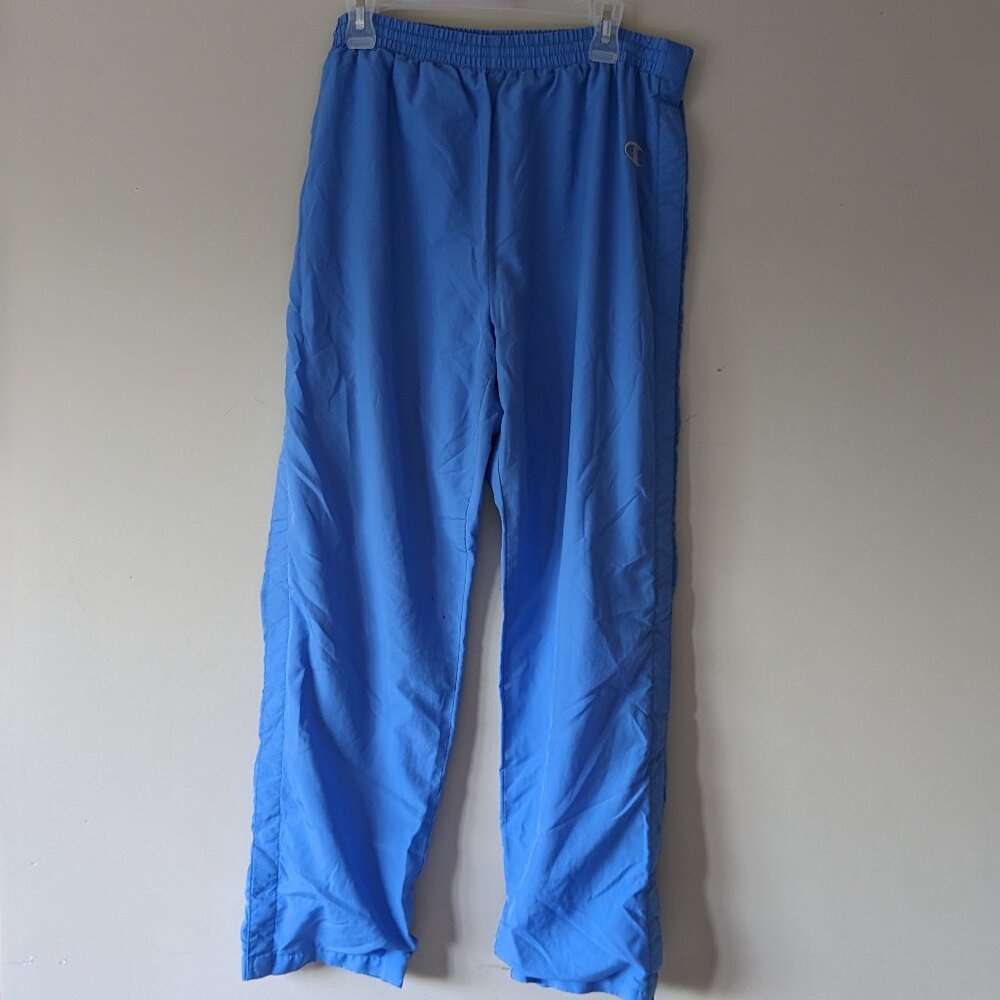 Light Blue Champion Lined Tear-Away Pants